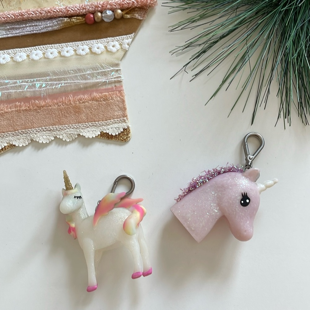Bath and Body Works - Unicorn Anti Bacterial Hand Sanitizer Holder - Set of 2